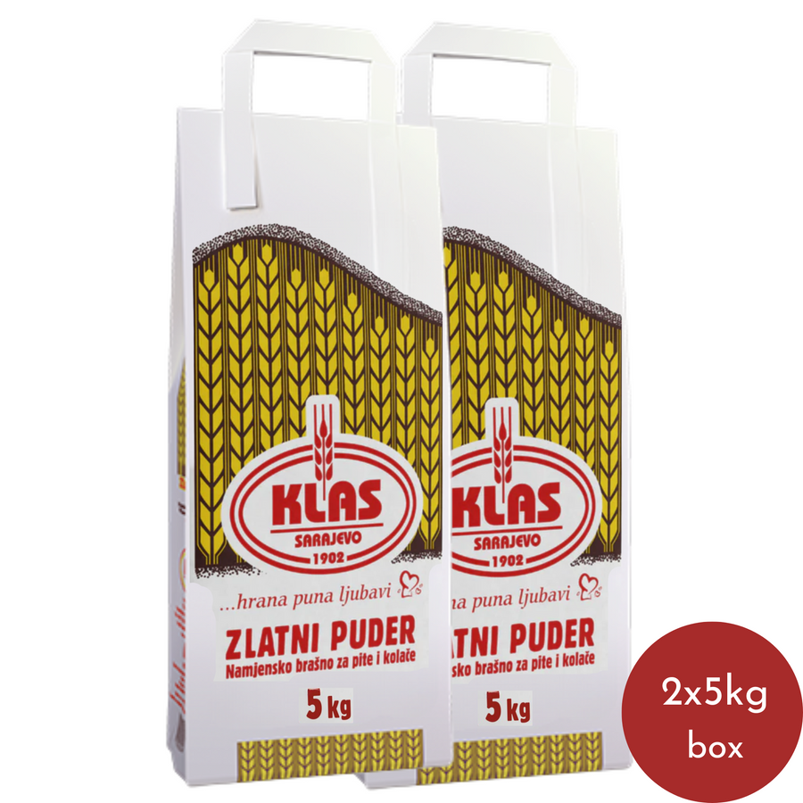 Klas Flour T-400 | Brašno Zlatni puder 2x5kg - Magaza Online