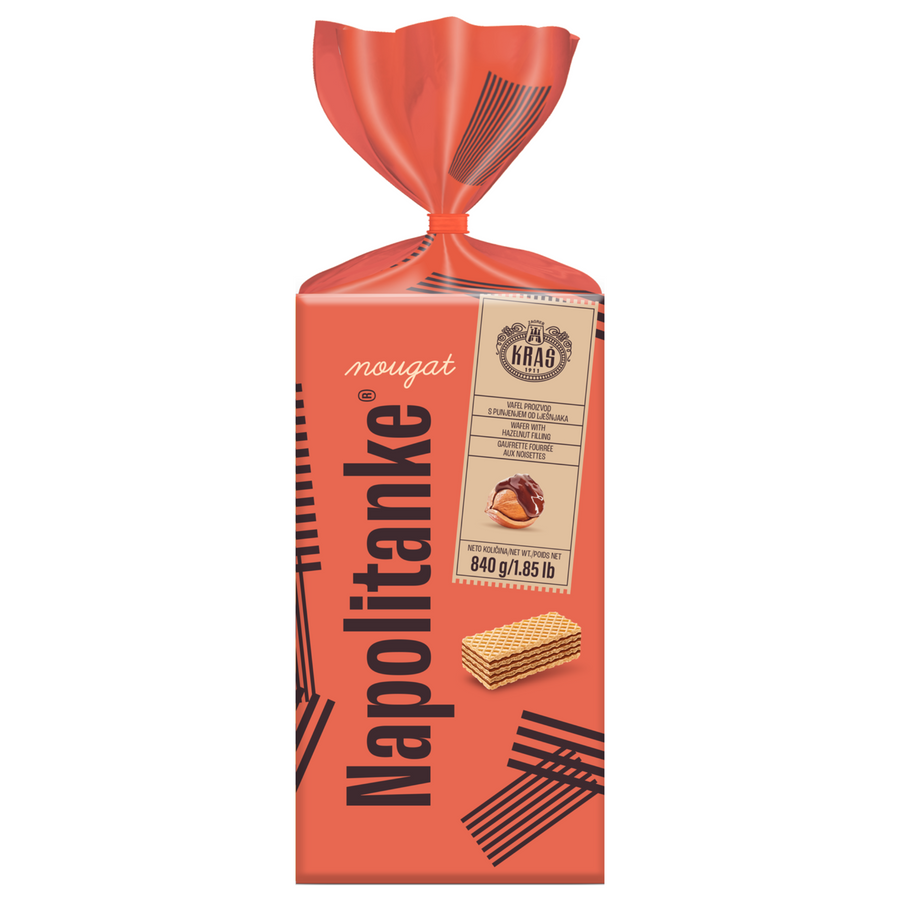 Kraš Nougat wafers | Napolitanke sa nugat kremom 840g - Magaza Online