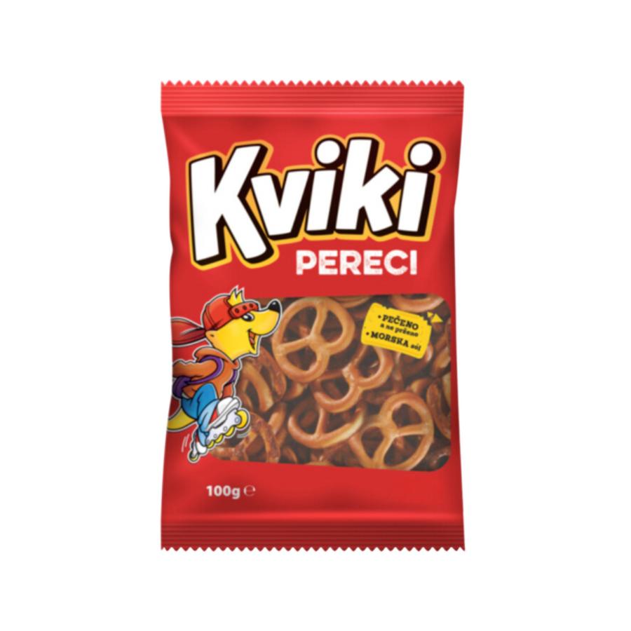 Podravka Kviki pretzels | Kviki pereci 100g - Magaza Online