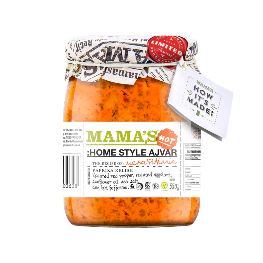 Mama’s Home style ajvar hot | Domaći ajvar ljuti 550g