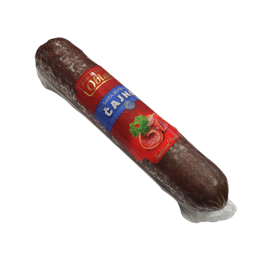 Oblak Sarajevo beef salami Halal | Sarajevska čajna kobasica Halal avg. 500g - Magaza Online