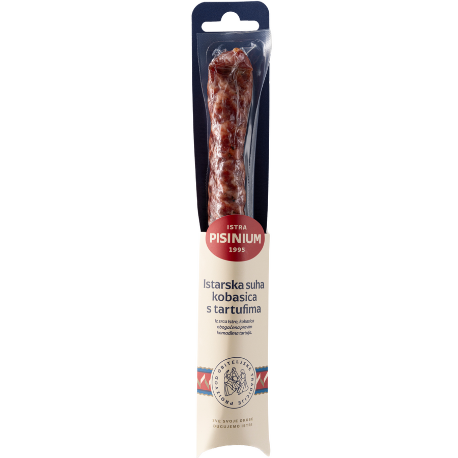 Pisinium Istrian dry salami with truffles | Istarska suha kobasica s tartufima 135g