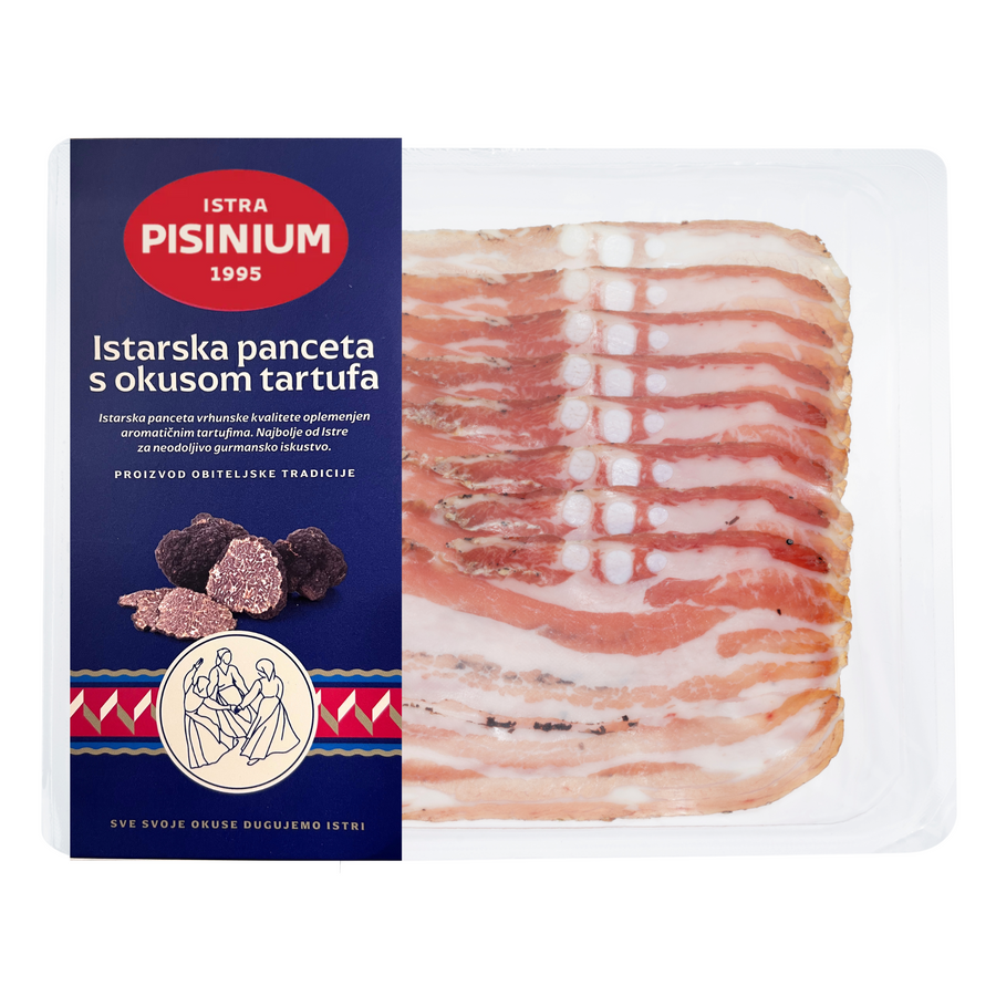 Pisinium Istrian sliced pancetta with truffle flavour | Istarska panceta s okusom tartufa 80g