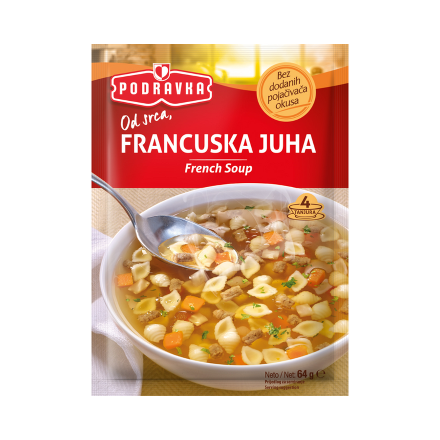 Podravka French soup | Francuska juha 64g - Magaza Online