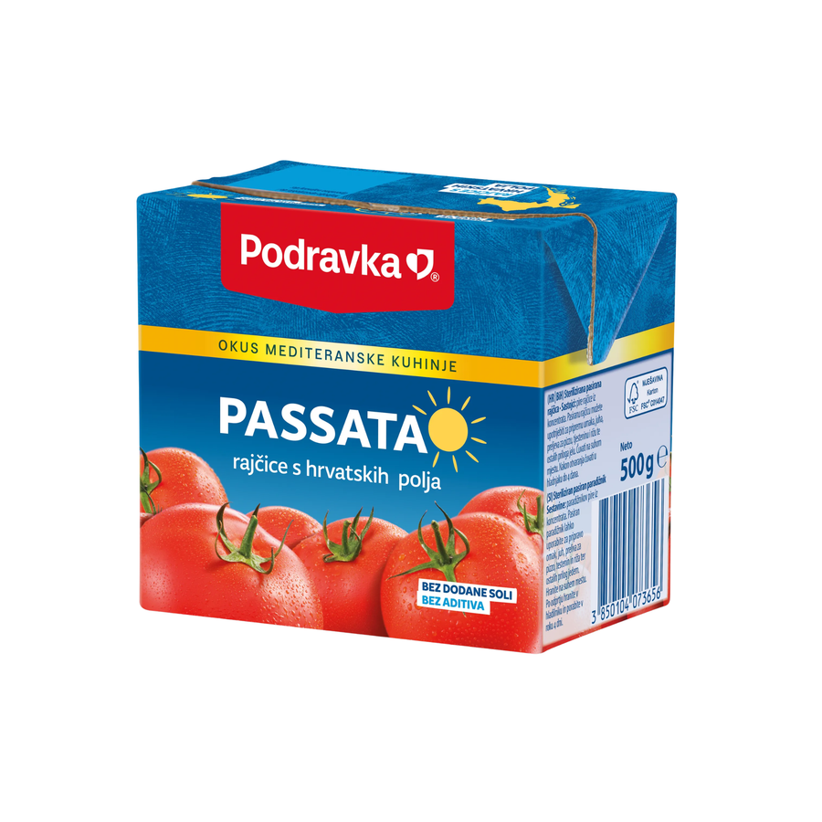 Podravka tomato passata | Pasirana rajčica 500g - Magaza Online