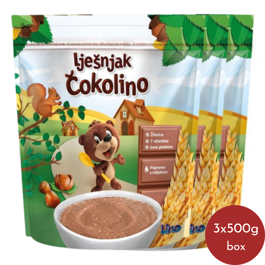 Podravka Hazelnut Čokolino | Lješnjak Čokolino 3x500g - Magaza Online
