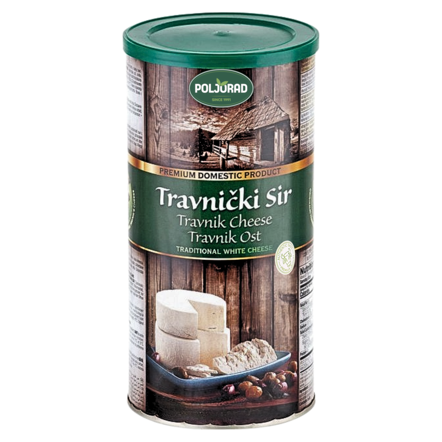 Poljorad Travnik white cheese | Travnički beli sir 800g - Magaza Online