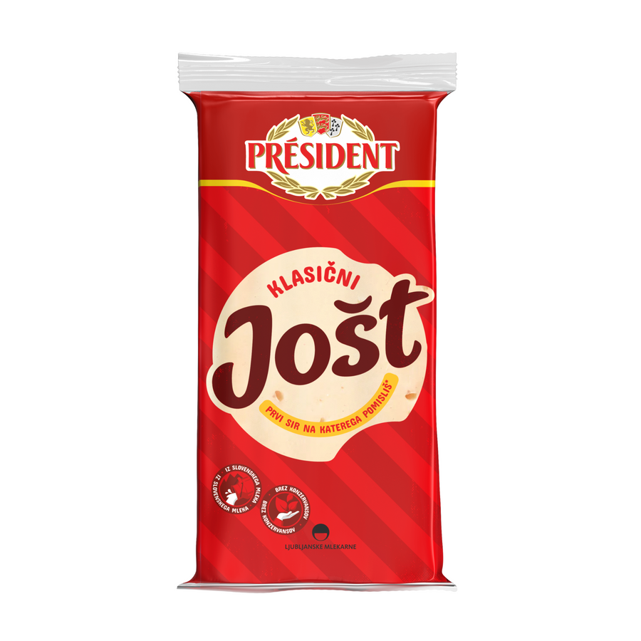 Président Jošt cheese | Jošt sir 370g - Magaza Online