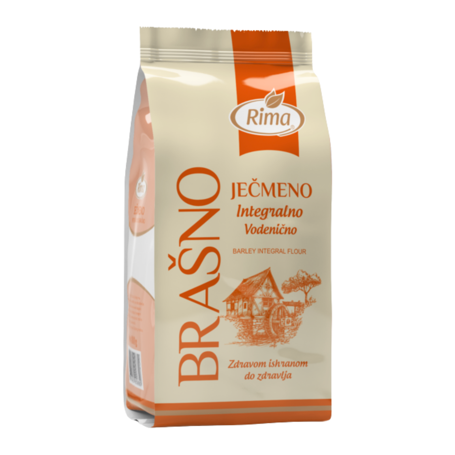 Rima Barley wholegrain flour | Ječmeno integralno vodenično brašno 800g - Magaza Online