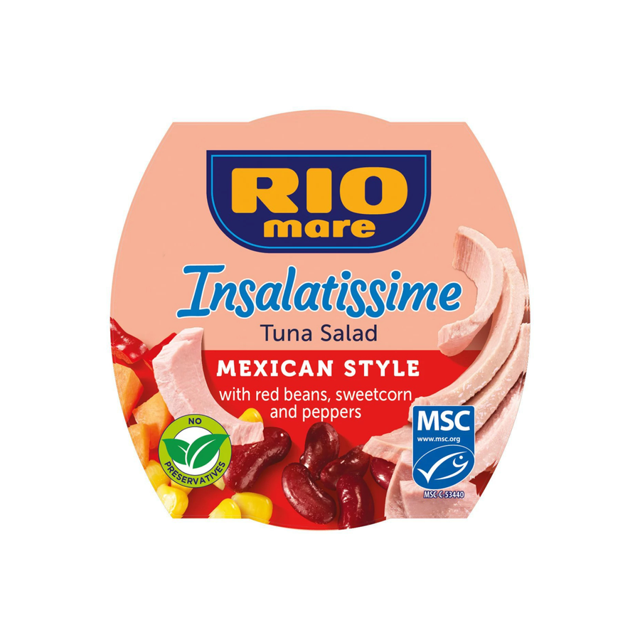 Rio Mare Insalatissime Mexican style tuna salad | Tuna salata Mexicana 160g - Magaza Online