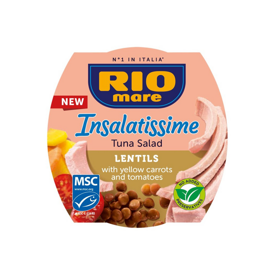 Rio Mare Insalatissime Tuna and lentils salad | Tuna salata sa lećom 160g - Magaza Online