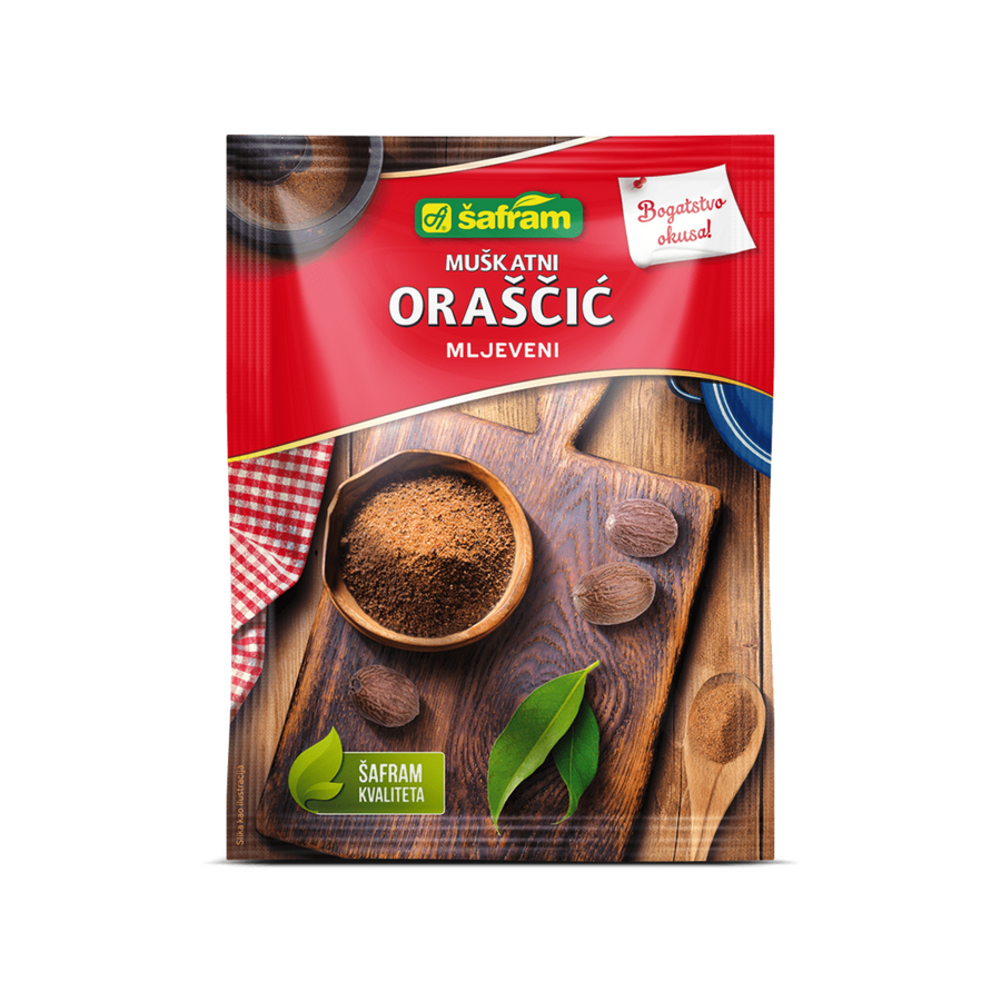 Šafram Nutmeg ground | Muškatni oraščić mljeveni 15g - Magaza Online