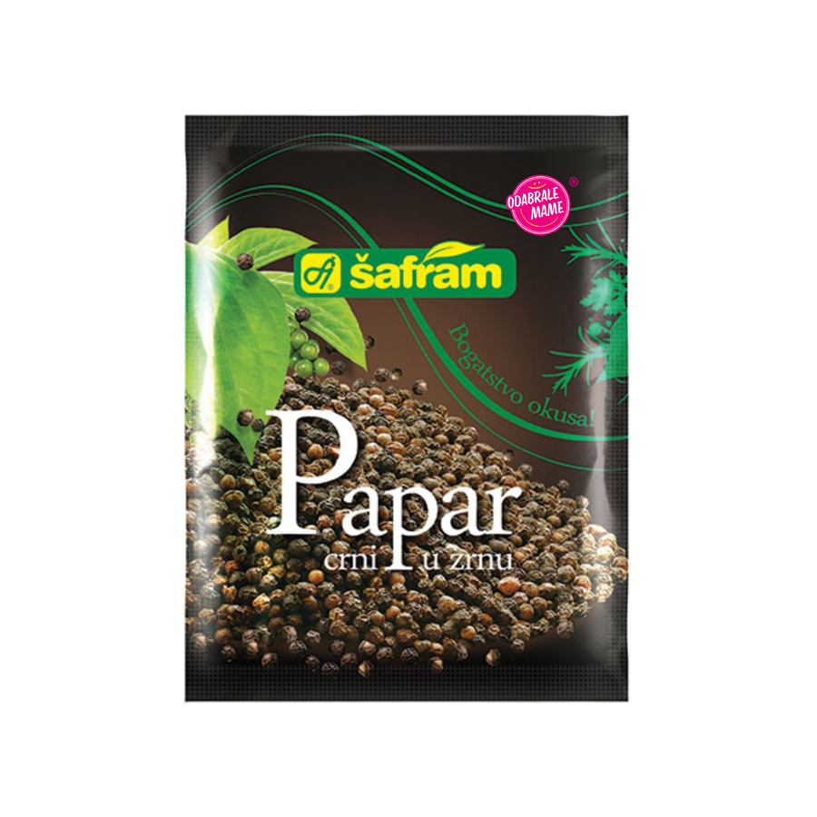 Šafram Whole black peppercorns | Papar crni u zrnu 50g - Magaza Online