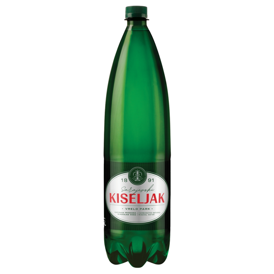 Sarajevski Kiseljak Mineral carbonated water | Mineralna gazirana voda 1.5l - Magaza Online