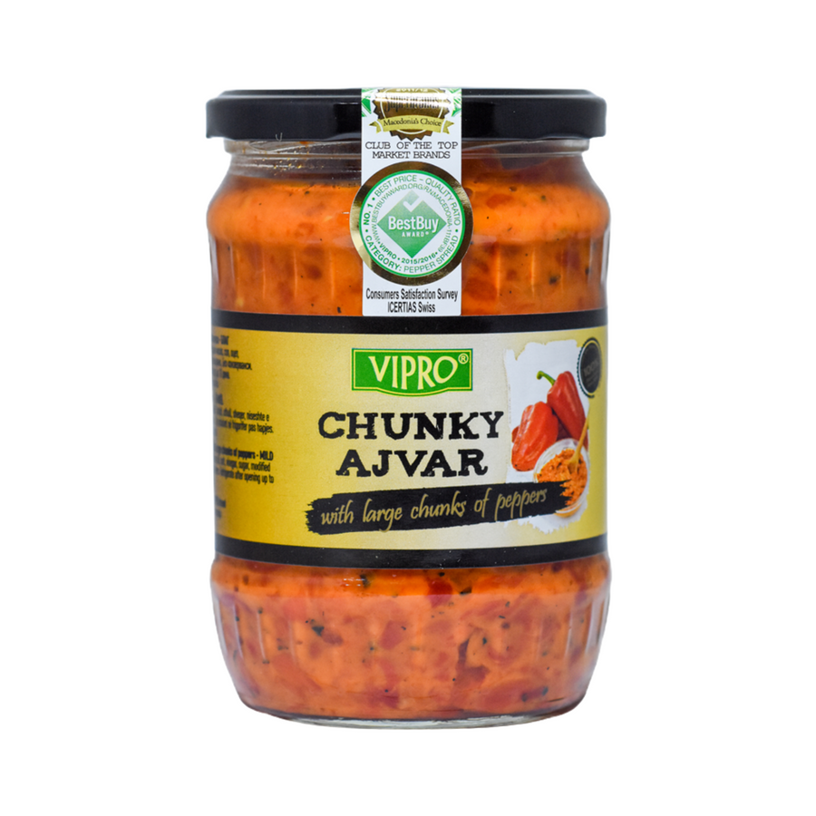 Vipro Ajvar chunky mild | Ajvar od cepkane paprike blagi 550g - Magaza Online