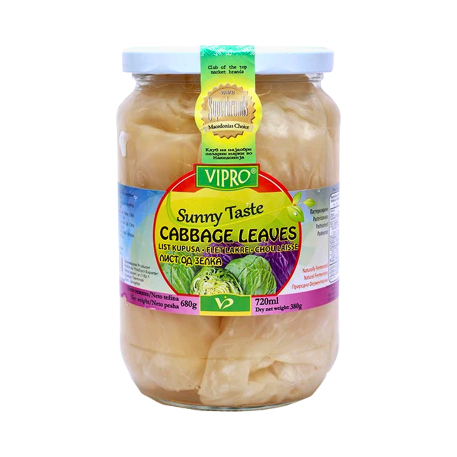 Vipro Macedonian cabbage leaves | Listovi kiselog kupusa 680g