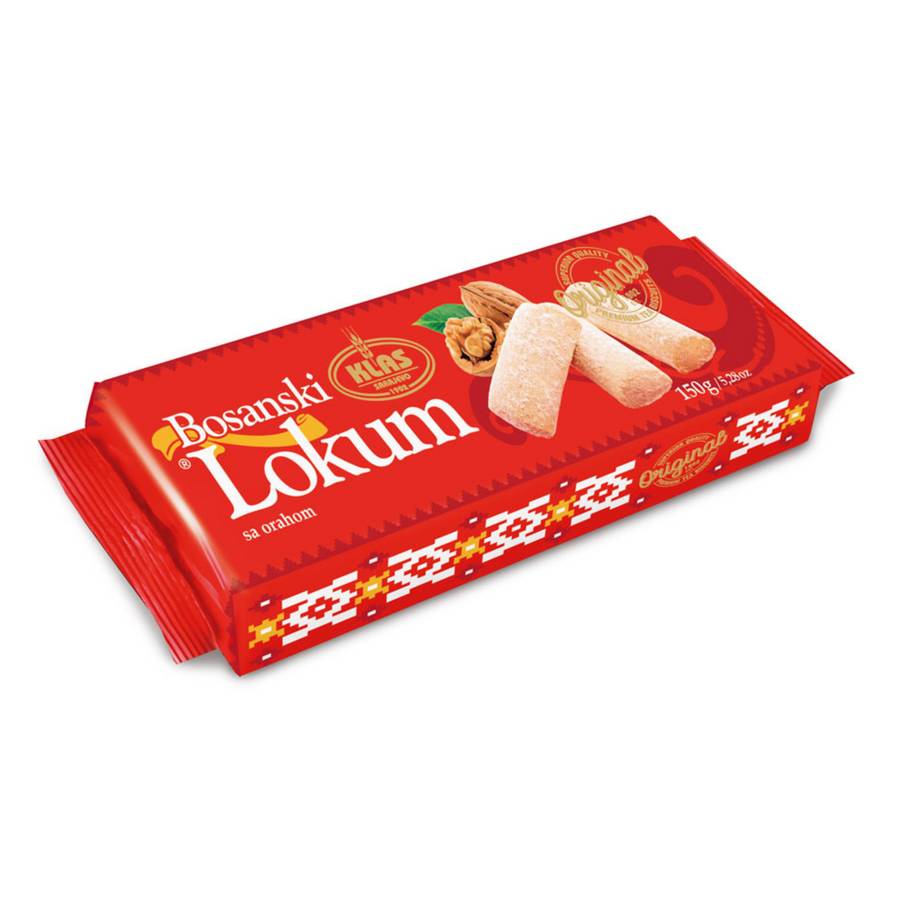 Klas Walnut shortbread | Bosanski lokum sa orahom 150g - Magaza Online