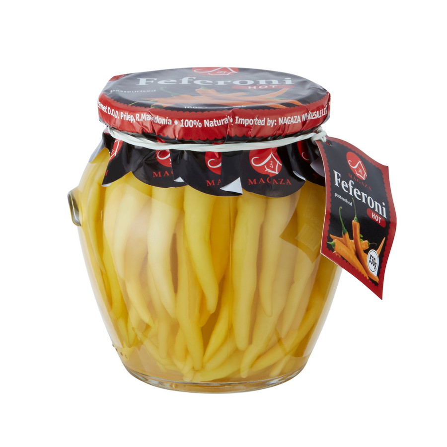 Magaza Pickled hot chilli peppers | Feferoni ljuti 530g - Magaza Online