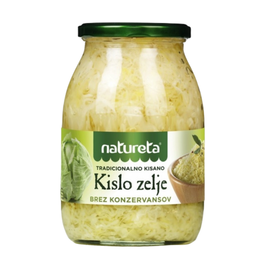 Natureta Sauerkraut | Kislo zelje | Kupus ribanac 1kg
