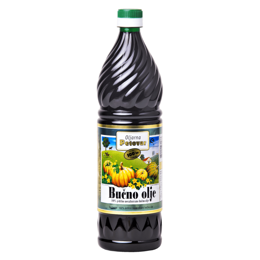 Oljarna Petovar Unrefined pumpkin seed oil | Bučino nerafinirano ulje 1l