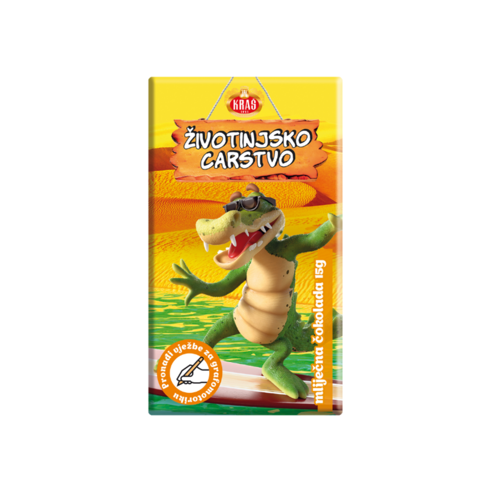 Kraš Animal Kingdom milk chocolate | Životinjsko carstvo mliječna čokolada 15g