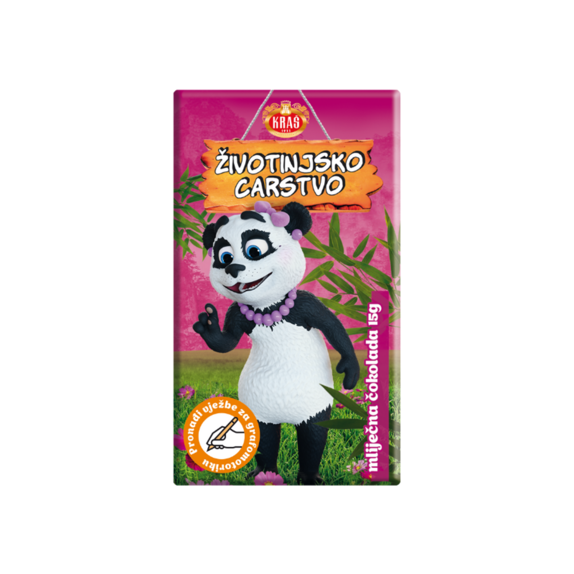 Kraš Animal Kingdom milk chocolate | Životinjsko carstvo mliječna čokolada 15g
