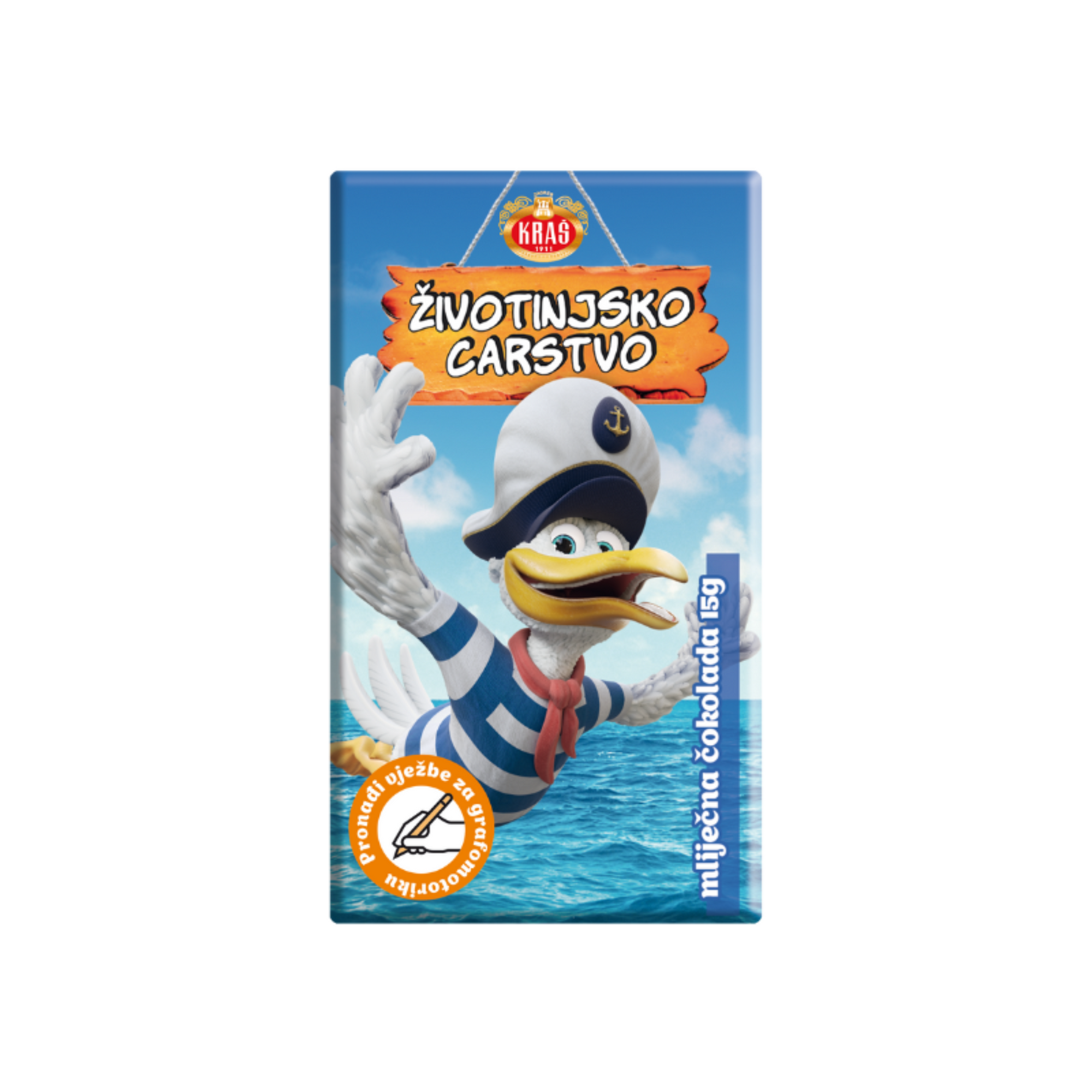 Kraš Animal Kingdom milk chocolate | Životinjsko carstvo mliječna čokolada 15g