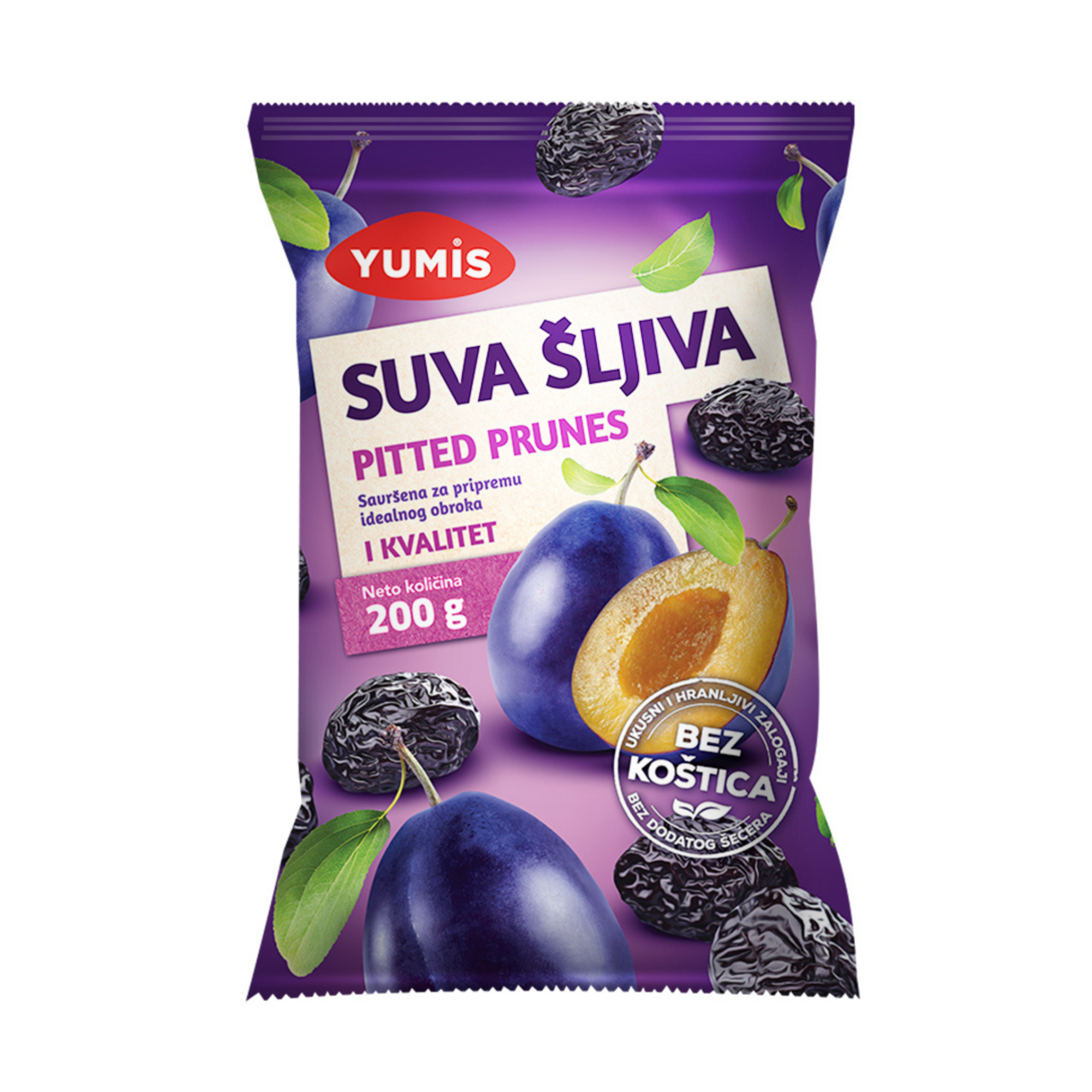 Yumis Pitted prunes | Suva šljiva bez koštica 200g