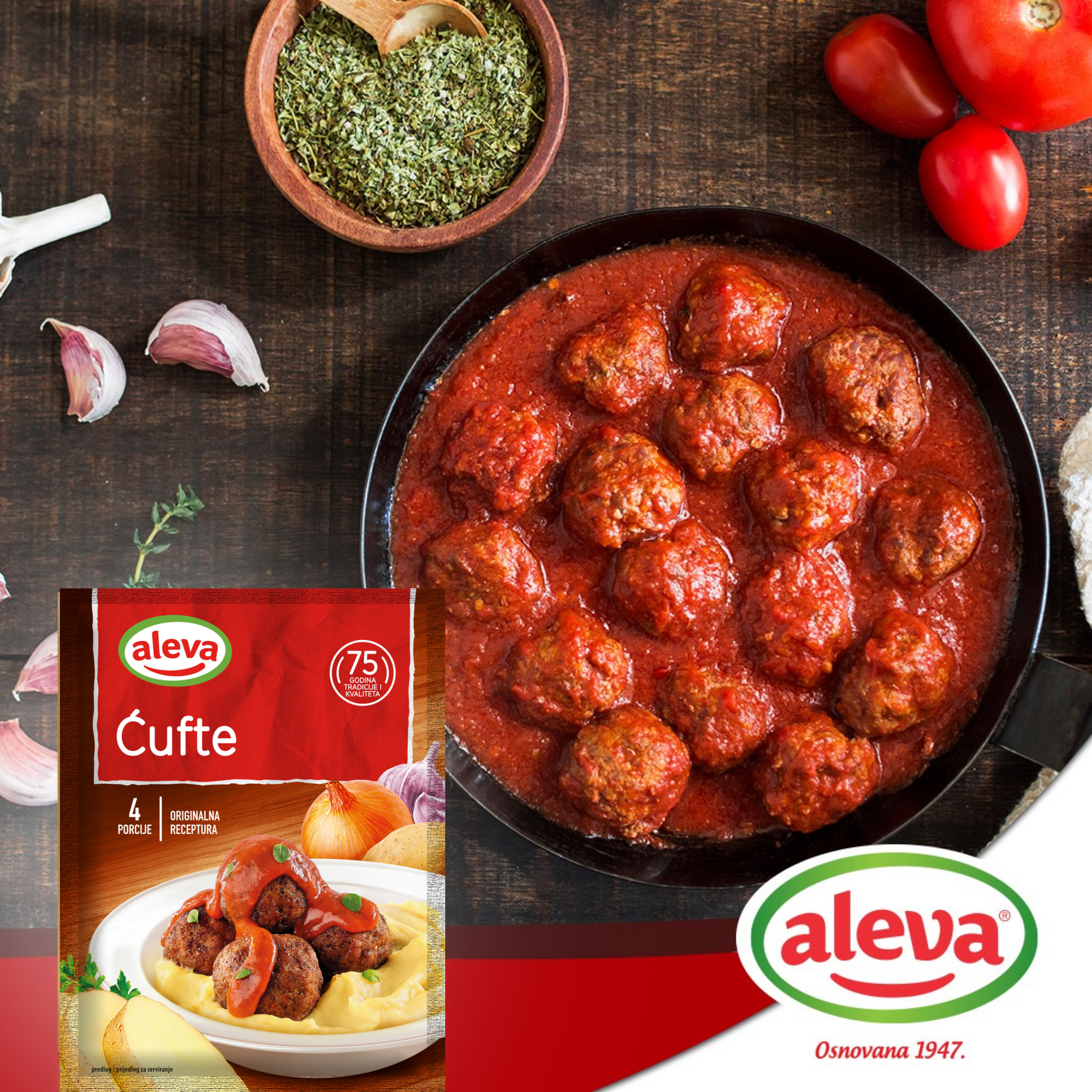 Aleva Meatballs seasoning | Ćufte začin 100g - Magaza Online