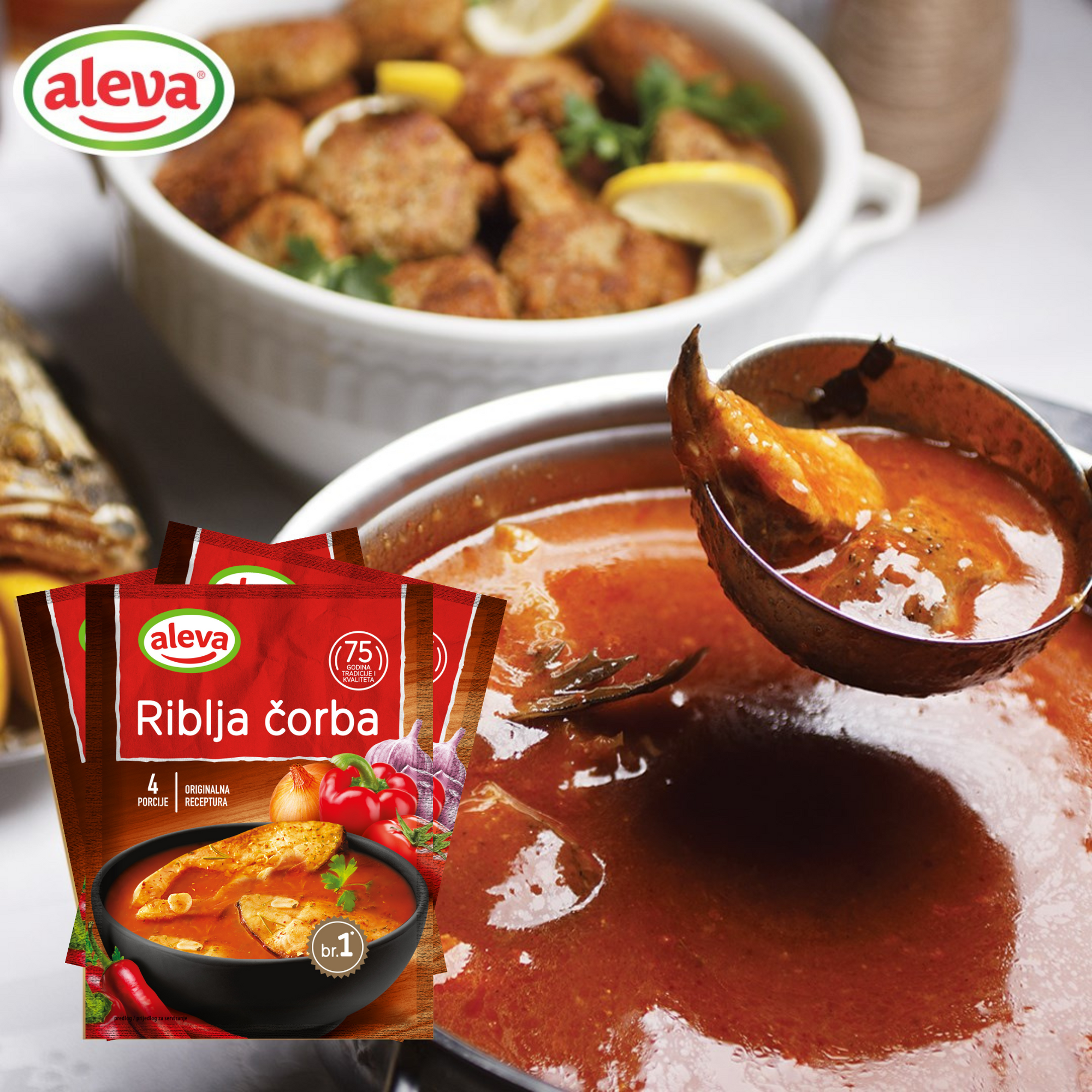 Aleva Fish soup seasoning | Riblja čorba začin 90g - Magaza Online