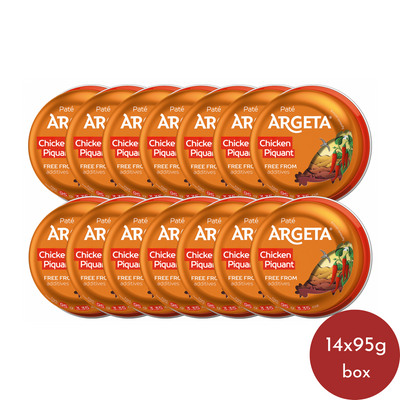 Argeta Chicken piquant pâté | Kokošja pikant pašteta 14x95g