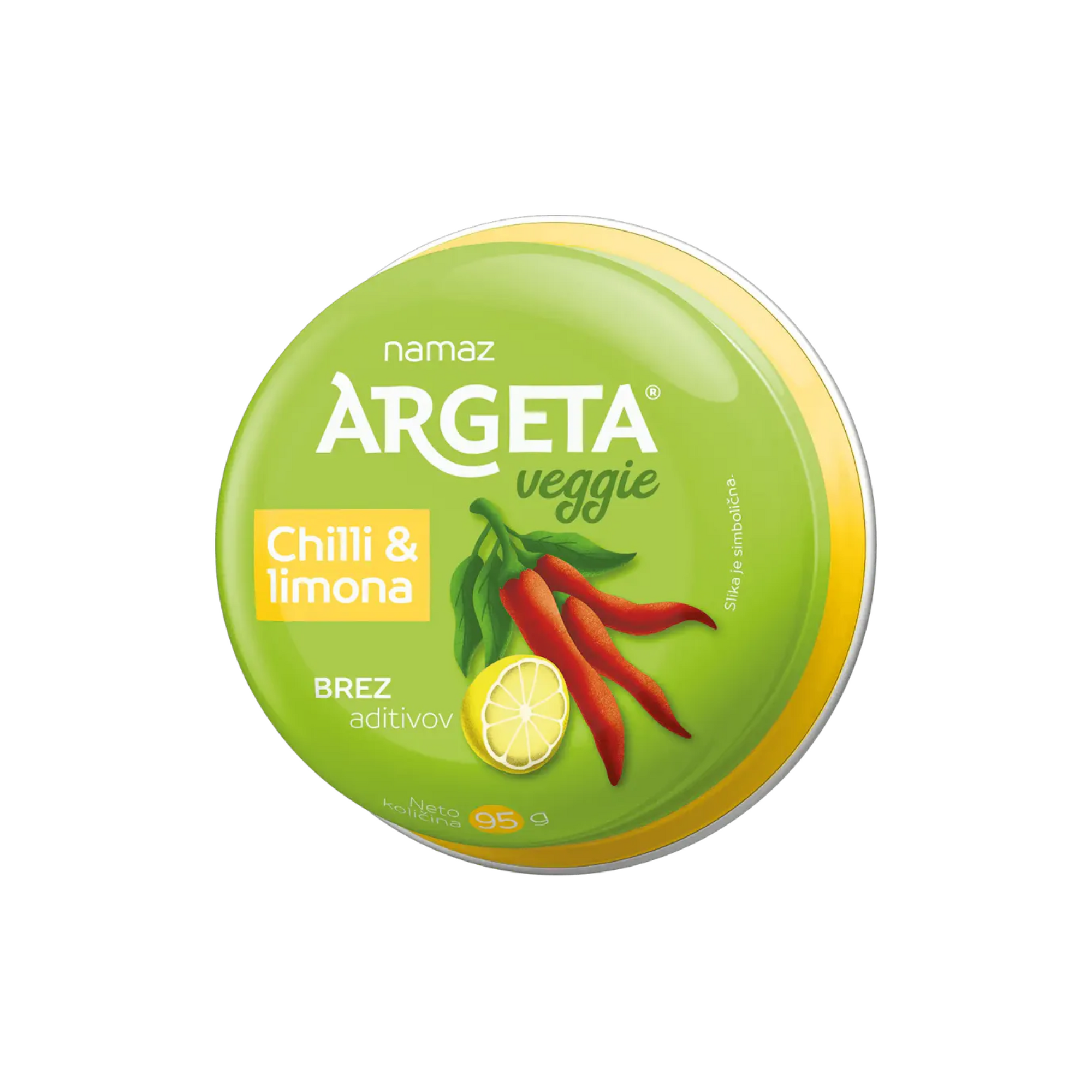 Argeta Veggie chickpea spread with chilli & lemon | Veggie namaz od leblebije sa čilijem & limunom 95g - Magaza Online