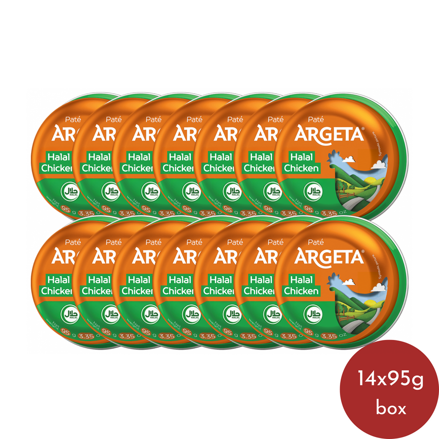 Argeta Chicken pâté Halal | Kokošja pašteta Halal 14x95g