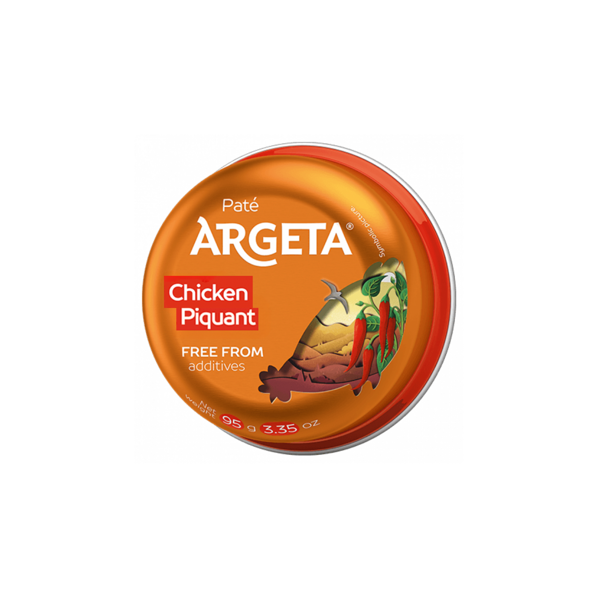 Argeta Chicken piquant pâté Kokošja pikant pašteta 95g Magaza Online
