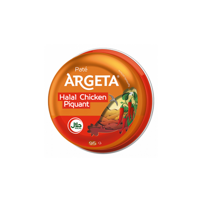 Argeta Chicken piquant pâté Halal | Kokošja pikant pašteta Halal 14x95g