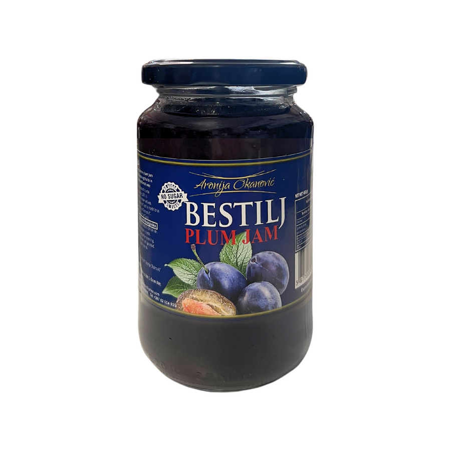 Aronija Okanović 100% Plum jam | Bestilj od šljiva 450g - Magaza Online