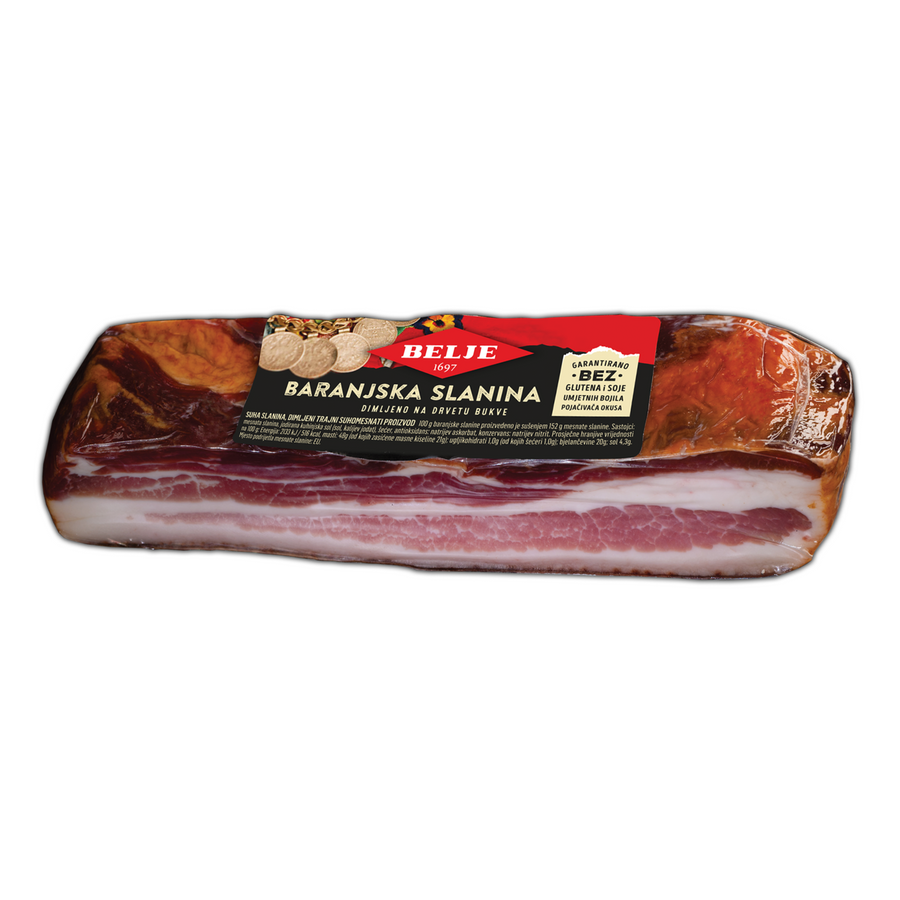 Belje Baranya smoked bacon | Baranjska slanina dimljena na bukovom drvetu kg