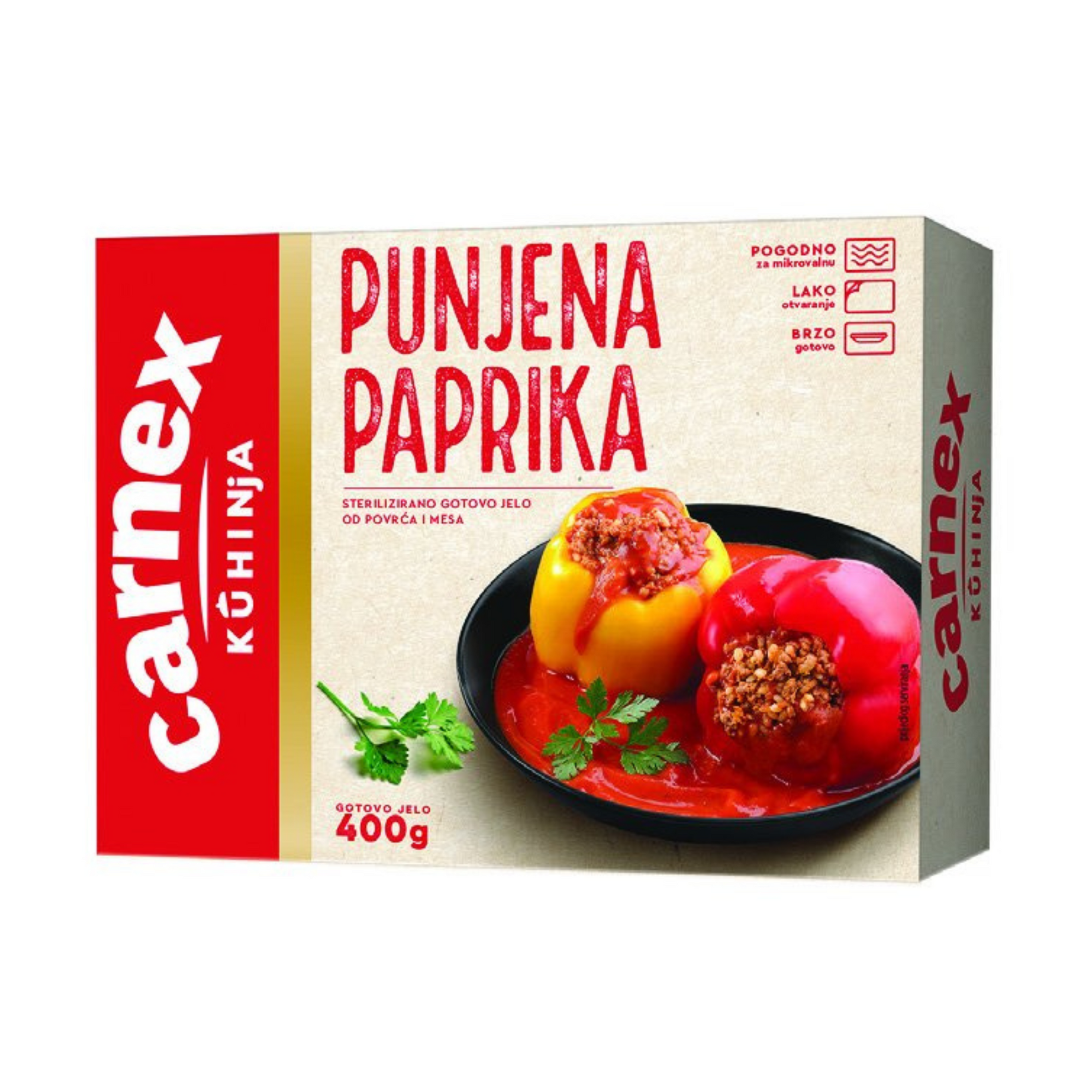 Carnex Stuffed peppers | Punjena paprika 400g - Magaza Online