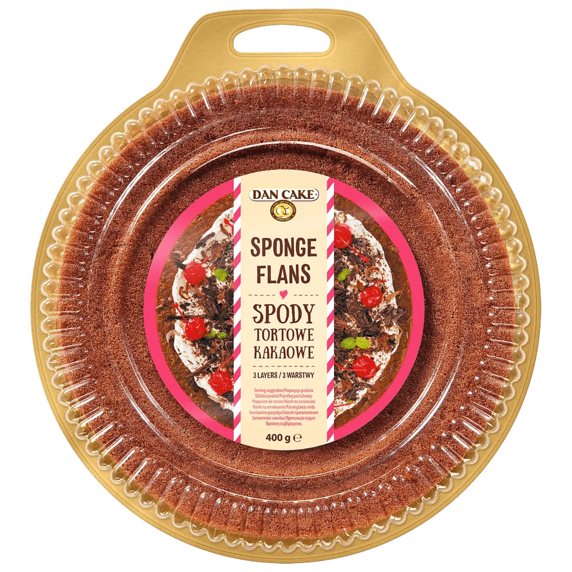 Dan Cake Cocoa sponge cake layers | Kore za tortu sa kakaom 400g - Magaza Online