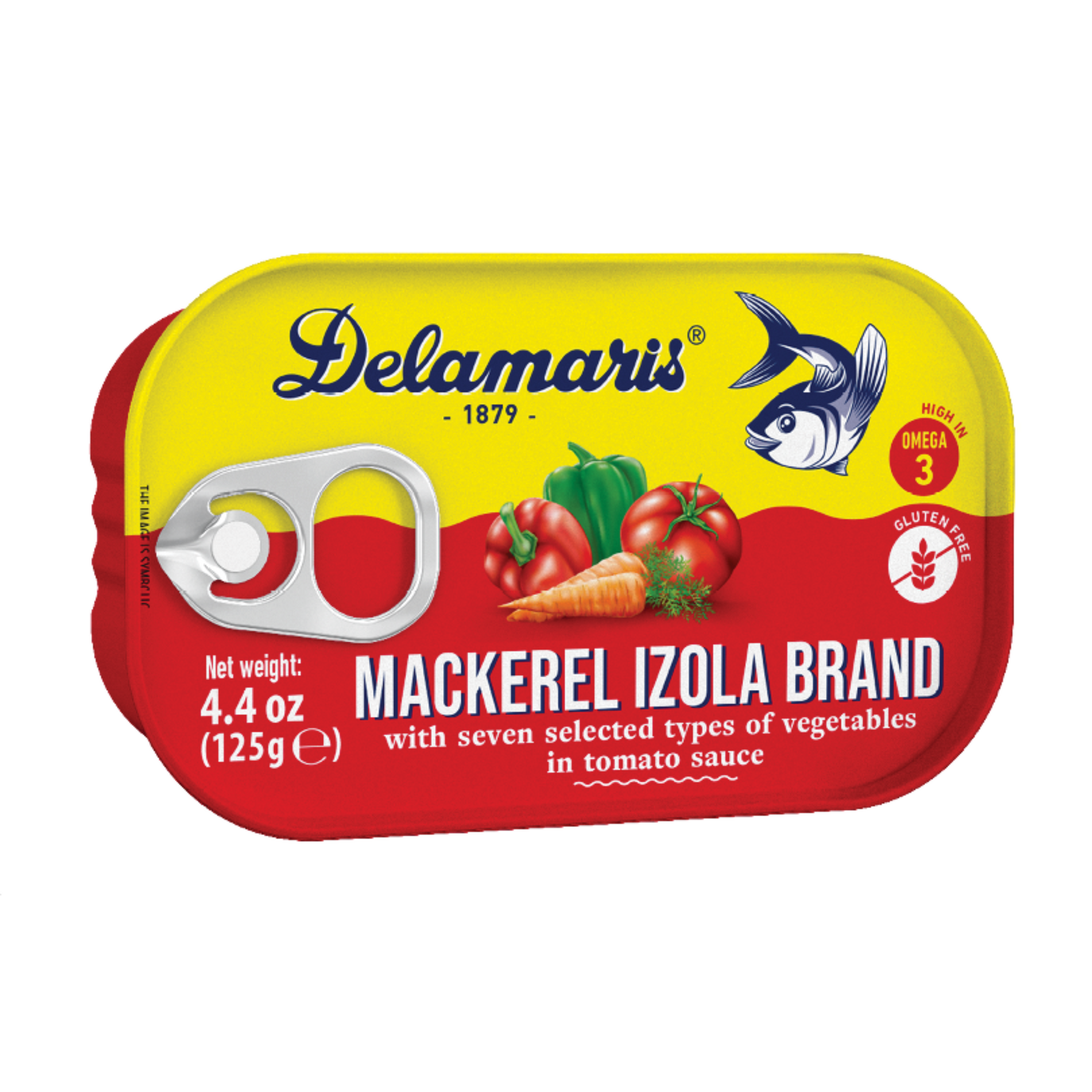 Delamaris Mackerel Izola brand | Skuša Izola brand 125g