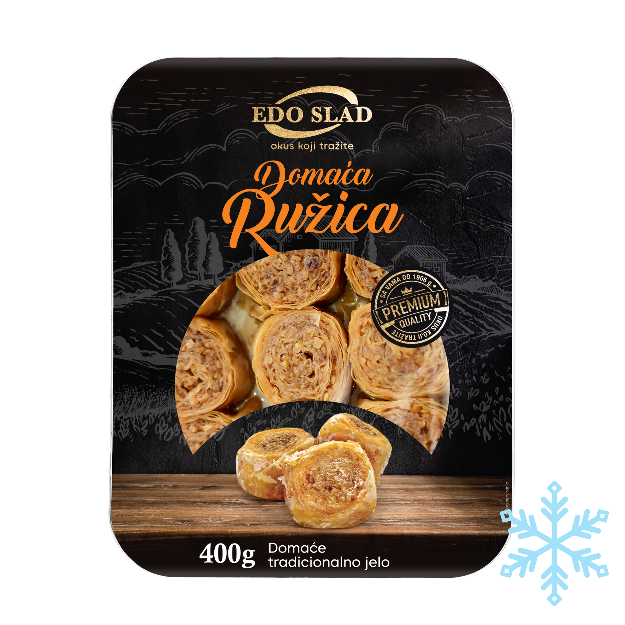 Edo Slad Homestyle baklava roses | Domaća ružica 400g - Magaza Online