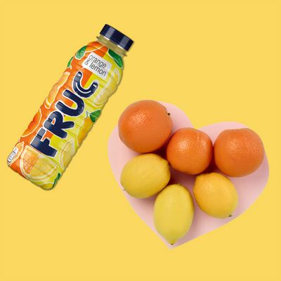 Fruc Orange & lemon flavoured drink | Negazirano piće naranča i limun 500ml