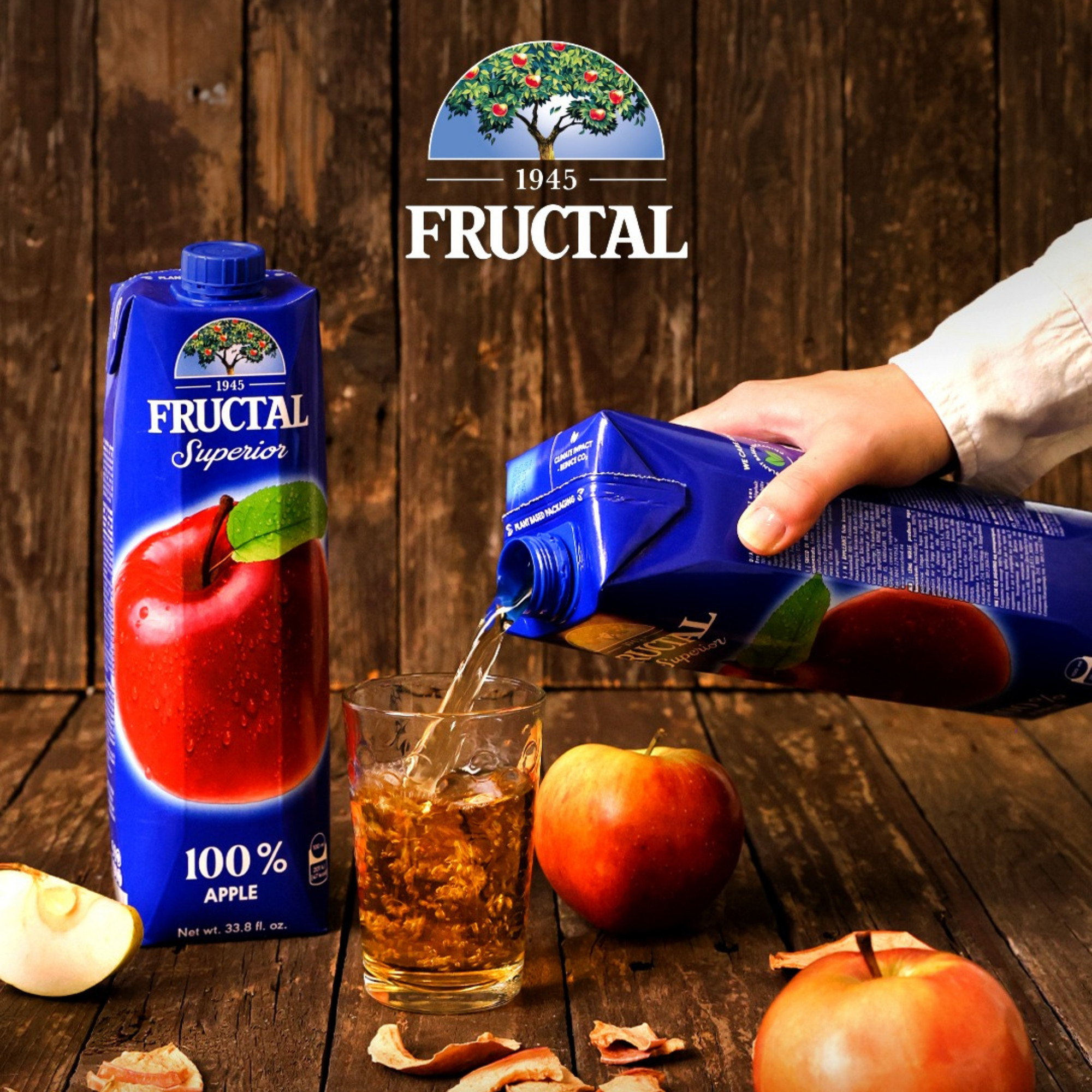 Fructal Superior clear apple juice | Superior bistri sok od jabuke 1l - Magaza Online