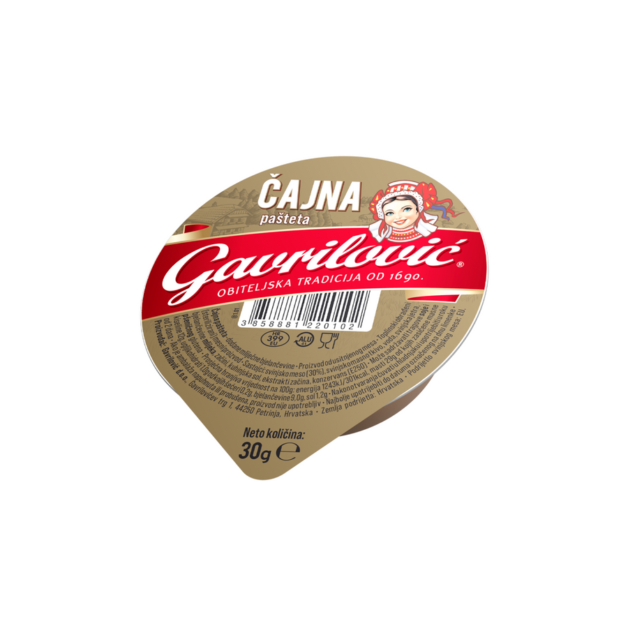 Gavrilović Cajna pâté | Čajna pašteta 30g - Magaza Online