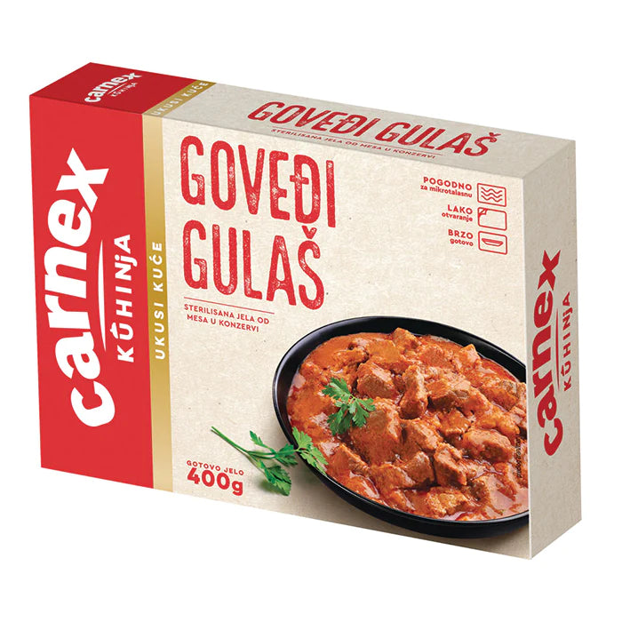Carnex Beef goulash | Goveđi gulaš 400g