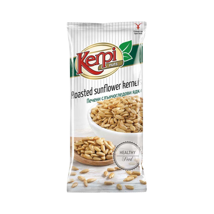Kerpi Roasted salted sunflower kernels | Pečene slane oljuštene semenke suncokreta 50g - Magaza Online