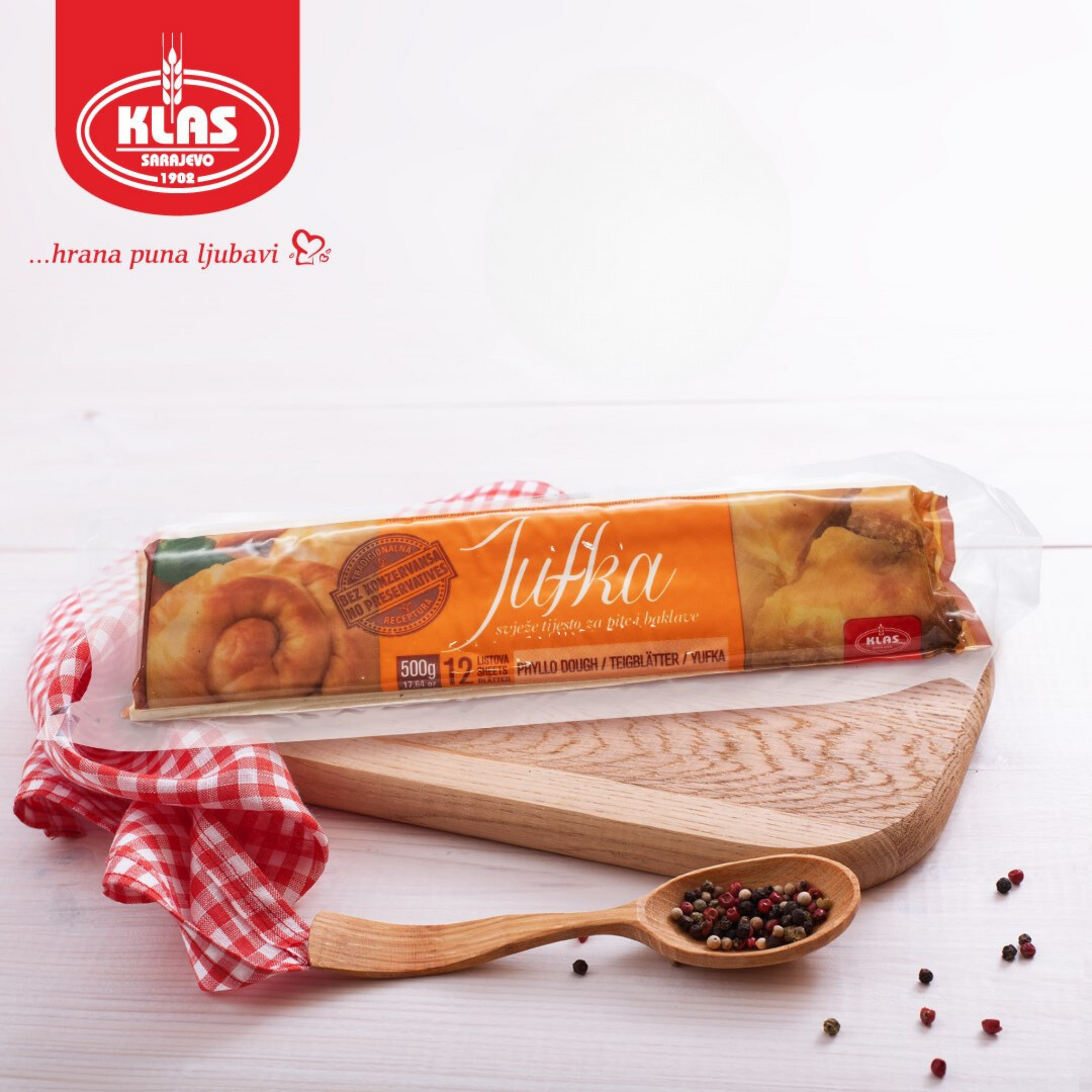 Klas Filo pastry | Jufka za pitu 500g - Magaza Online