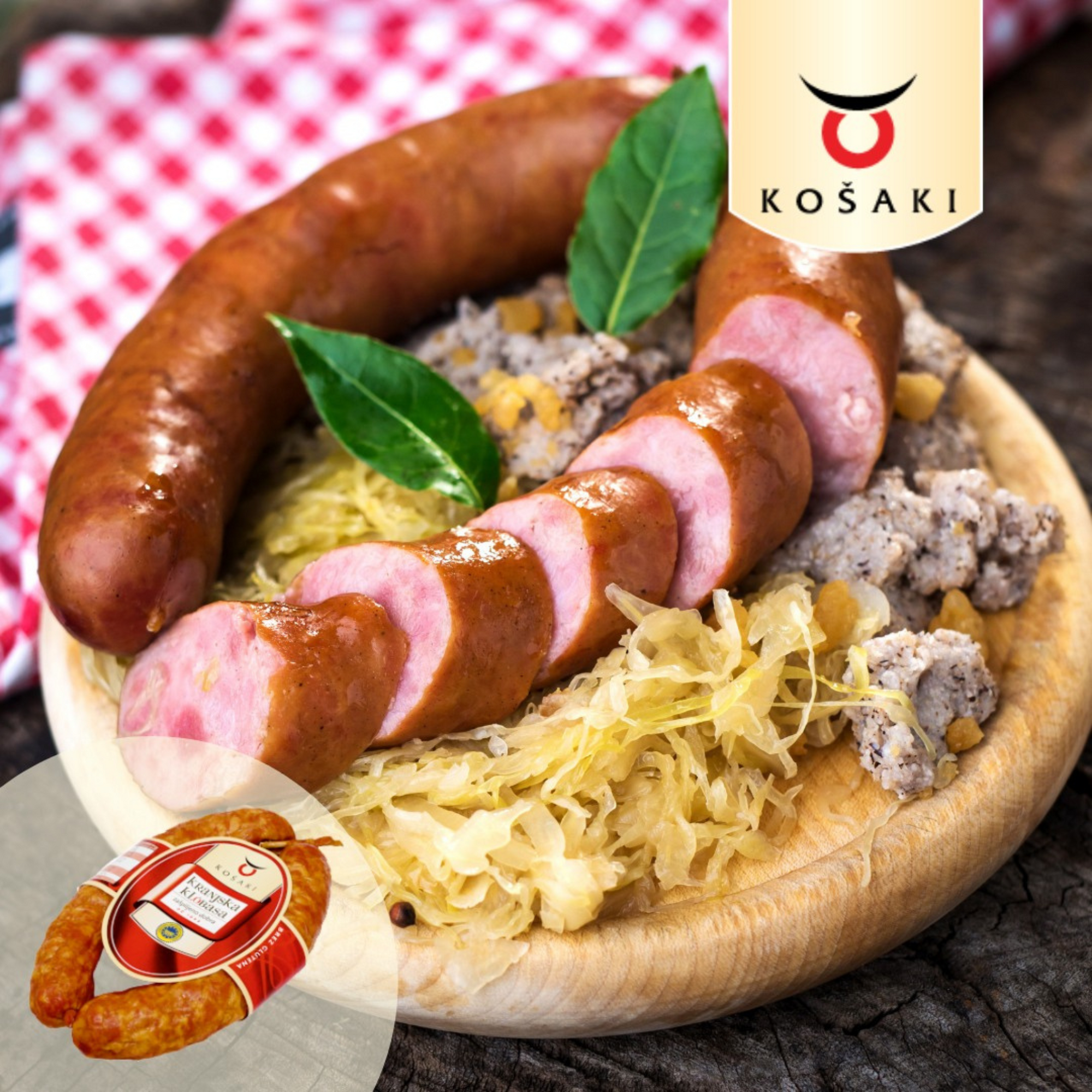 Košaki Carniolan sausage | Kranjska kobasica 240g - Magaza Online