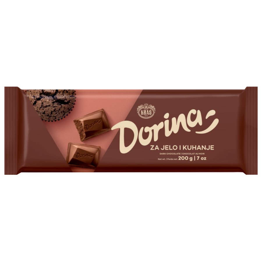Kraš Dorina cooking chocolate | Dorina za jelo i kuhanje 200g - Magaza Online