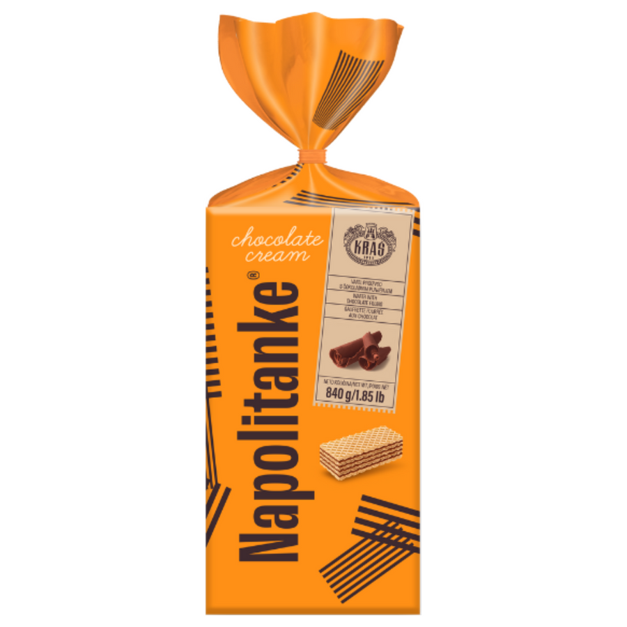 Kraš Chocolate cream wafers | Napolitanke sa čokoladnim kremom 840g - Magaza Online